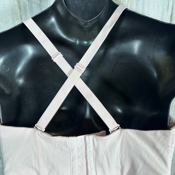 Cacique 40G Pink Boost Strapless Bra MSRP $58 Multiway Convertible - Picture 7 of 8